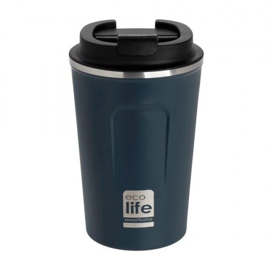 ECOLIFE COFFEE THERMO MUG NAVY BLUE 370ml