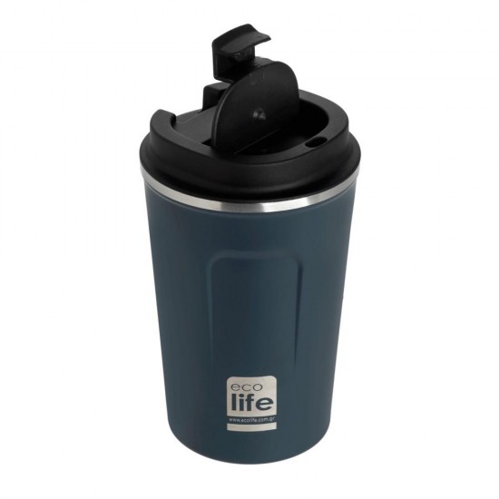 ECOLIFE COFFEE THERMO MUG NAVY BLUE 370ml