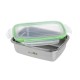 ECOLIFE LUNCHBOX STAINLESS STEEL 850ml WITH PLASTIC LID ECOLIFE LUNCHBOX STAINLESS STEEL 850ml WITH PLASTIC LID