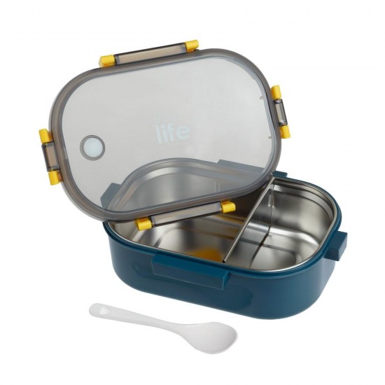 ECOLIFE LUNCHBOX BLUE 900ML WITH REMOVABLE PART 