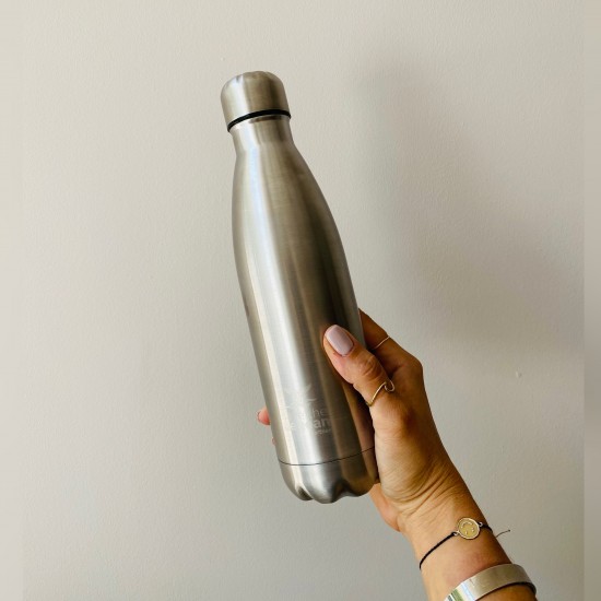 Estia Travel Flask Save The Aegean | Nickel 0.5lt Estia Travel Flask Save The Aegean | Nickel 0.5lt