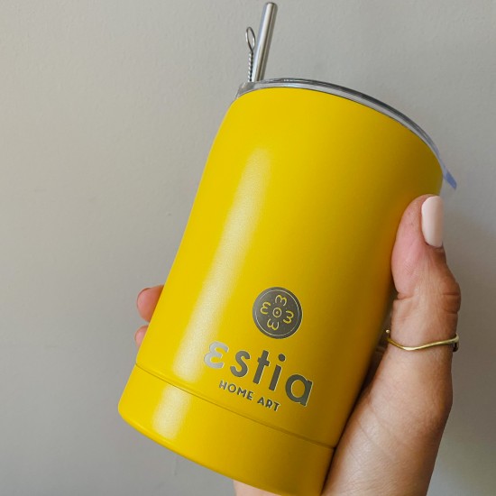 Estia Coffee Thermo Mug  Save The Aegean Pineapple Yellow 350ml