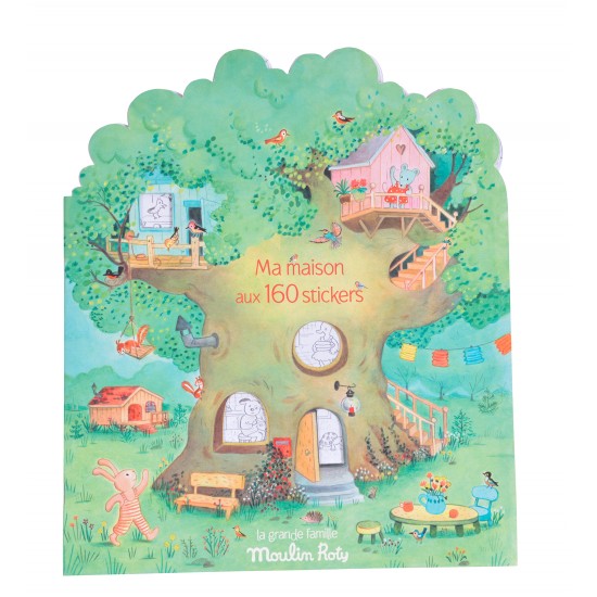 Moulin Roty  La Grande Famille Sticker Book 3+