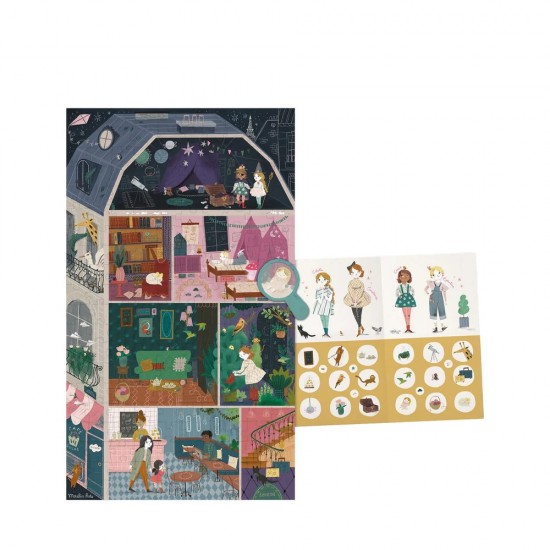 Moulin Roty 200 Piece Puzzle - The Townhouse 6+ Moulin Roty 200 Piece Puzzle - The Townhouse 6+