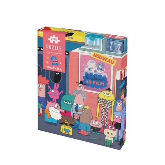 Moulin Roty 200 Pieces Puzzle - The Movies 6+ Moulin Roty 200 Pieces Puzzle - The Movies 6+
