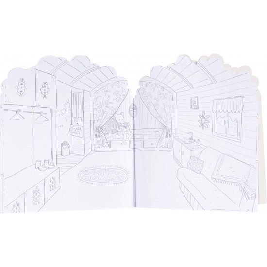 Moulin Roty  La Grande Famille Sticker Book 3+