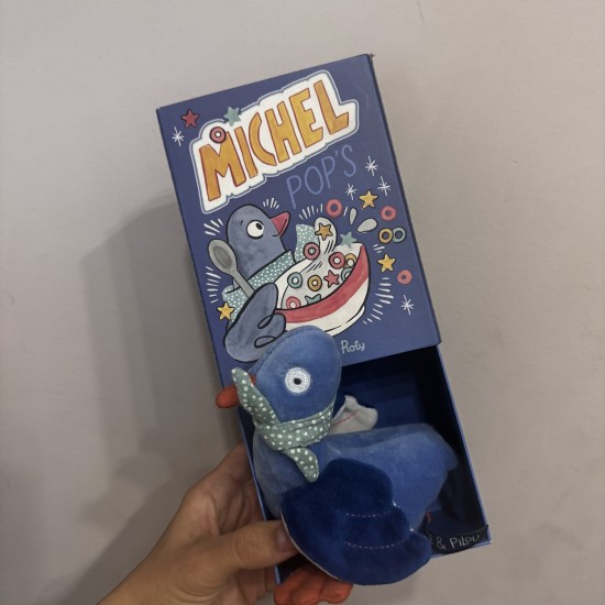 Moulin Roty Rattle - Michel the Pigeon 20 cm - Puce & Pilou 0+