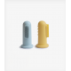 Mushie Finger Toothbrush Blue/Pale Daffodil Mushie Finger Toothbrush Blue/Pale Daffodil