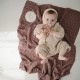 Mushie Swaddle Blanket Cognac