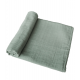 Mushie Swaddle Blanket Belgian Grey
