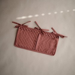 Mushie Crib Pocket Cognac Mushie Crib Pocket Cognac