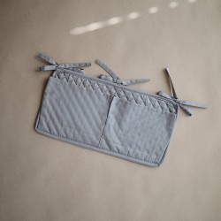 Mushie Crib Pocket blue Mushie Crib Pocket blue