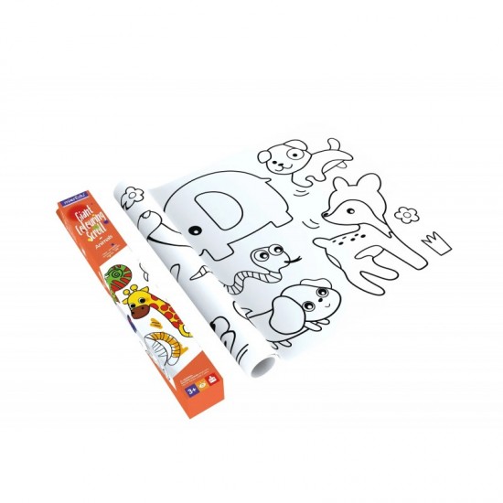 MierEdu Giant Colouring Scroll Animals