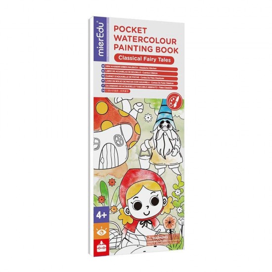 Mieredu Pocket Watercolouring Book Fairy Tales 4+