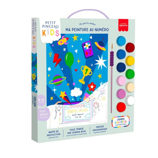 PETIT PINCEAU KIDS PAINTING NUMBERS VIDEO GAME