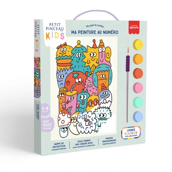 Petit Pinceau Kids Paint by Numbers TOGETHER 5-8 years