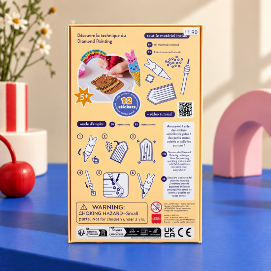 La petite Epicerie PETIT DIAMOND KIDS - STICKERS Yummy Stickers 5+ La petite Epicerie PETIT DIAMOND KIDS - STICKERS Yummy Stickers 5+