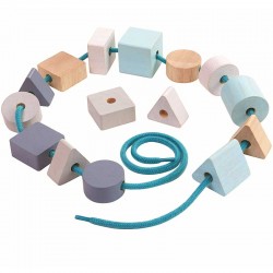 PlanToys Geo Lacing Beads PlanToys Geo Lacing Beads