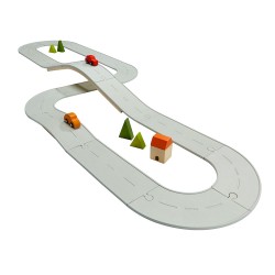 PlanToys Rubber Road & Rail Set – Large PlanToys Rubber Road & Rail Set – Large