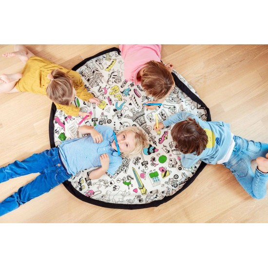 PLAY & GO Toy storage bag 3IN 1 | OMY PARIS PLAY & GO Toy storage bag 3IN 1 | OMY PARIS