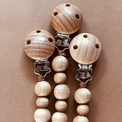 Pacifier Clip | Natural Bubbles Pacifier Clip | Natural Bubbles