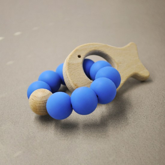 Teether with wood | Ocean