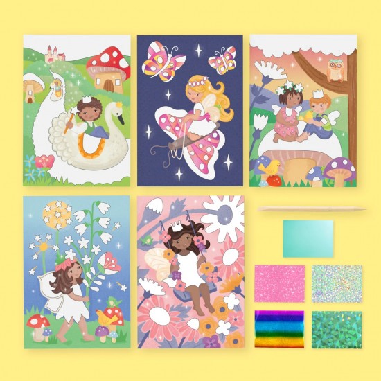 Tiger Tribe Activity Set – Foil Art – Fairy 5-8 years Tiger Tribe Activity Set – Foil Art – Fairy 5-8 years