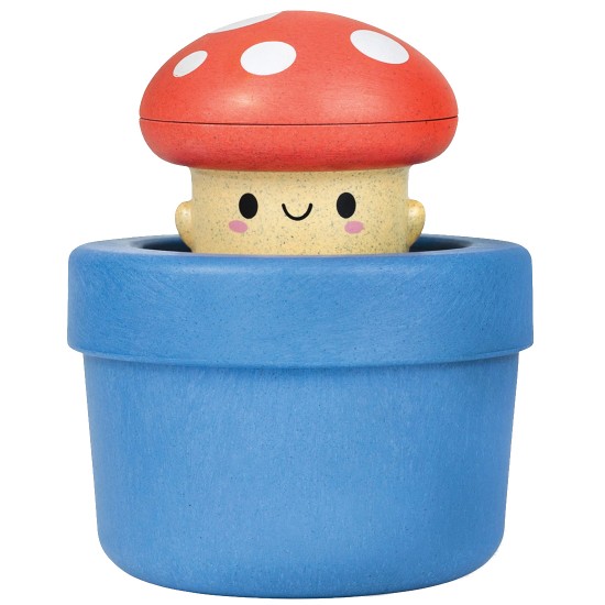 Tiger Tribe Bath Toy Pop-Up  Bioplastic - Mushroom 0+ 